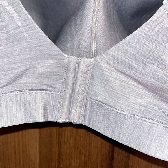 Cacique Lightly Lined No Wire Bra 44DD Grey Heathered Comfort Adjustable - Picture 5 of 6